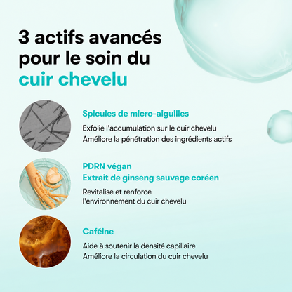 Sérum capillaire PDRN Reedle Shot avec applicateur-brosse