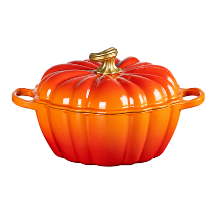 Cocotte Citrouille en fonte émaillée
