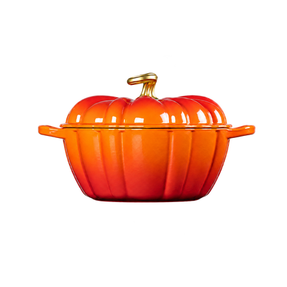 Cocotte Citrouille en fonte émaillée