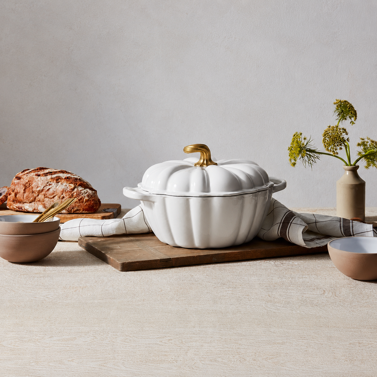 Cocotte Citrouille en fonte émaillée